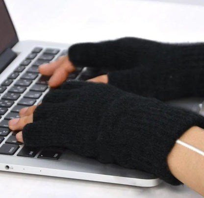 Restez au chaud - Mitaine chauffante USB Gants chauffant noir